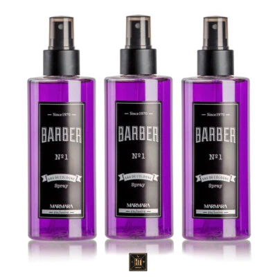 3x Barber Marmara EAU DE COLOGNE Spray Nr 1 250 ml Spar Aktion