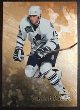 1998 - 1999 ITG Be A Player Tomas Kaberle  Gold Series #287 Hockey Card