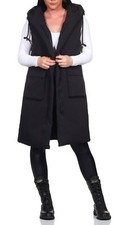 Hailys Damen Weste Steppweste Damenweste Kapuze Waistcoat gesteppt Al44ida