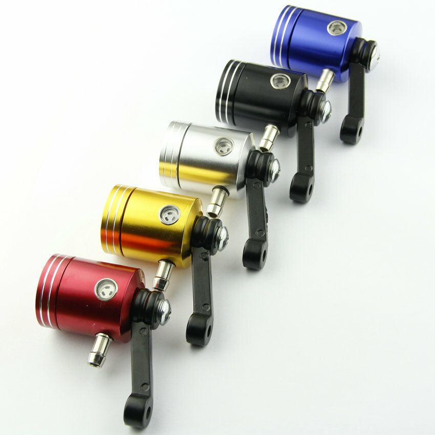 TIN Universal Motorcycle CNC Aluminum Alloy Oil Can Bracket For Brake Clutch Master Cylinder Fluid Reservoir I.156277944