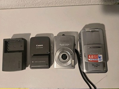 Canon Powershot Sd750 And Canon Powershot S45 Used Untested Condition