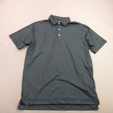 Footjoy Shirt Mens Medium Short Sleeve Golf Polo Casual Lightweight