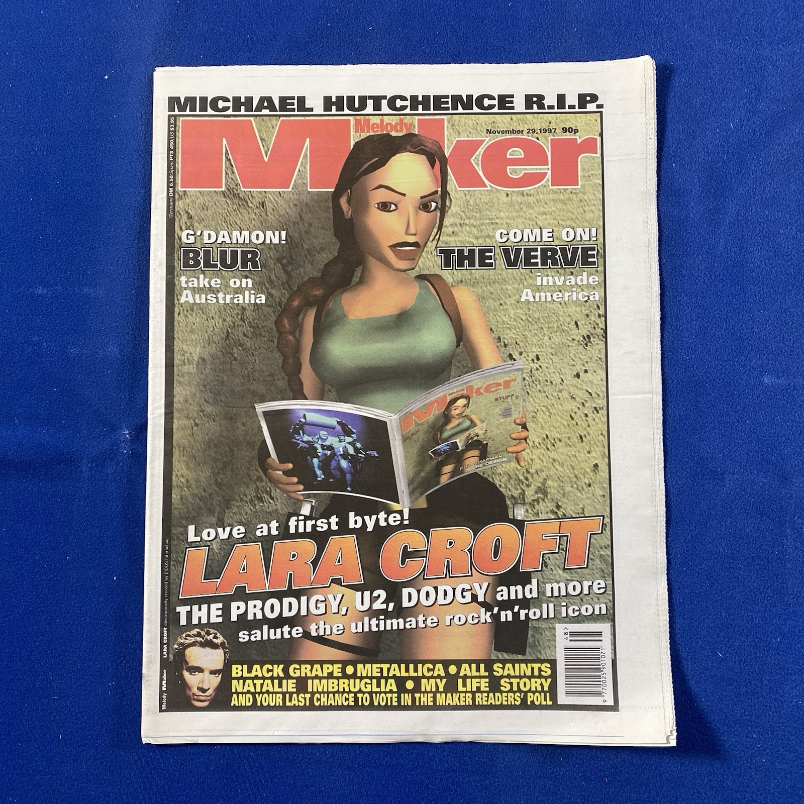 Melody Maker November 29, 1997 Love at first byte! LARA CROFT