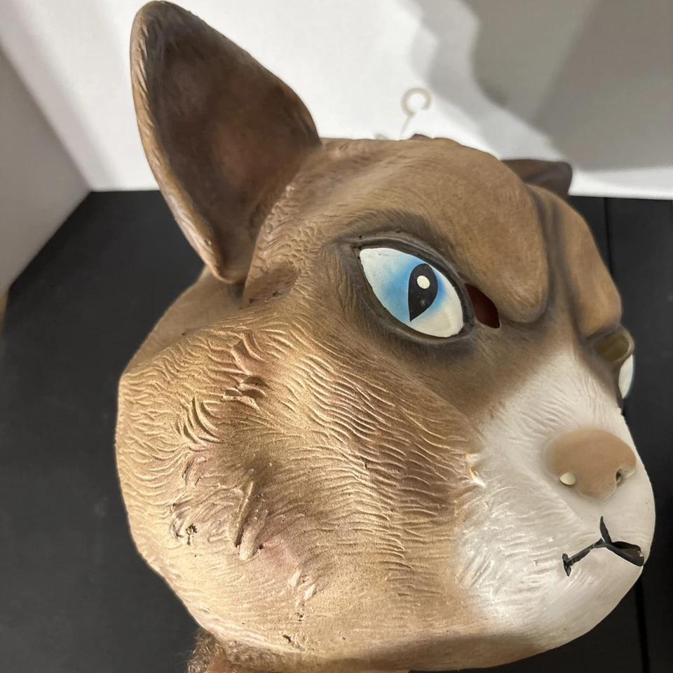 Cattitude Mask Angry Cat Grumpy Fancy Dress Halloween Adult Costume Accessory - Image 2 of 4