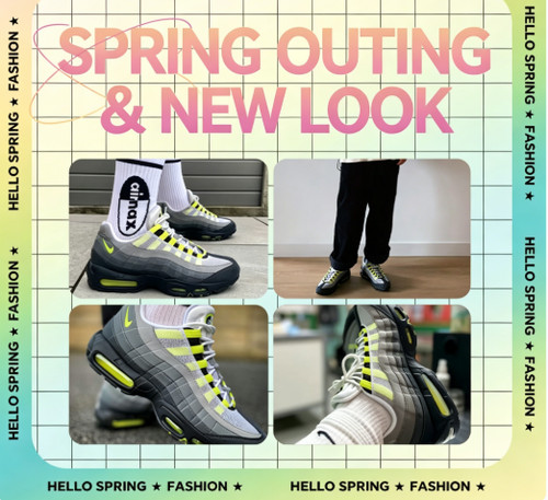 Men's black,white and red Nike Air Max 95 shoes, model number "HM4740-001"