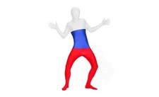 Full Body Spandex World Cup Zentai Suit - Russia Flag Design Bodysuit Costume