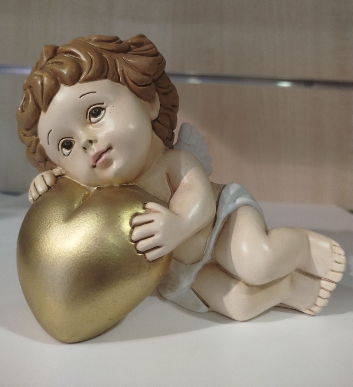 Statuetta Marcangelo Ceramica 15x12 cm