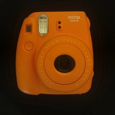 RARE COLOR -Fujifilm Instax Mini 8 Orange Instant Film Camera - Mini 8