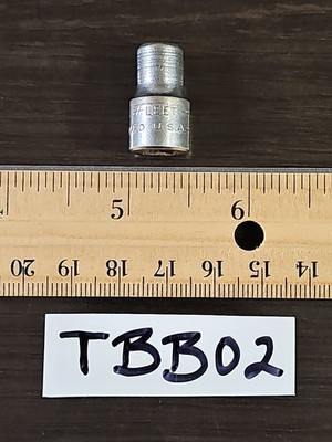 FLEET 1008 1/4'' x 1/4'' Drive 6 Point SAE Socket Made in USA - Penens MFR
