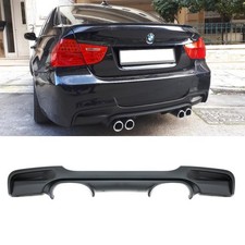 Duplex Diffusor hinten passt für BMW 3er E90 E91 mit M-Paket Stoßstange +CSL M3