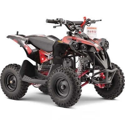 MotoTec Renegade 40cc 4-Stroke Kids Gas ATV 4x4 Ride-on - Red