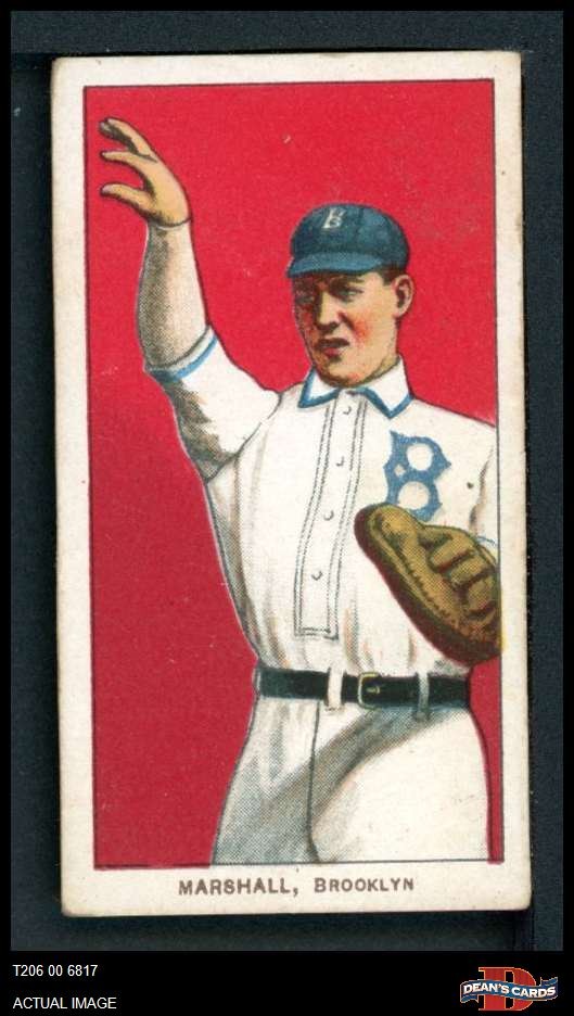 1909 T206 Doc Marshall Superbas (Dodgers) 4 - VG/EX