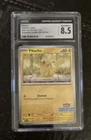 CGC 8.5 Pokémon Pikachu Illustration Contest 2024 Promo 214 Scarlet & Violet