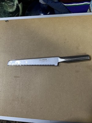 Global Cromova 18 Stainless Steel 8.5'' 22cm Bread Knife G-9 (NO BOX)