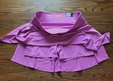 NWT Tek Gear Women's L Workout Skort Skirt w/ Shorts Moisture Wicking Wide Band