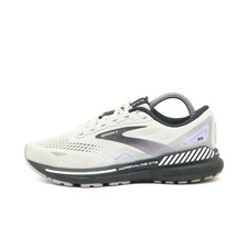 Brooks Damen Adrenaline GTS 23 Schuhe Weiß/Schwarz Mesh Stabil Laufschuh EU 38