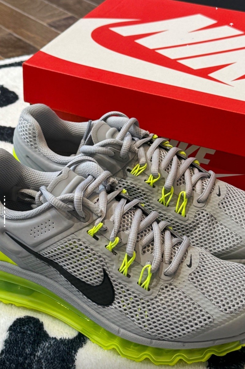 Nike Air Max 2013 Wolf Grey Volt Black Black HF3660-003 Men  display picture 3