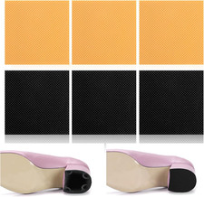 6Pcs Square Shoe Heel Repair Rubber Boot Heel Replacement Caps Shoes Heels Pa...