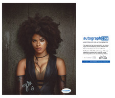Zazie Beetz 'Deadpool 2' Signed 8x10 Photo 'Domino' ACOA