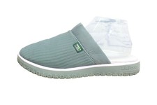 LL Bean Airlight Gray Nylon Slip On Soft Cozy Indoor Slipper Scuffs 9 M