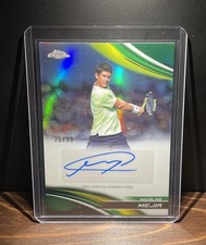 2025 Topps Chrome Tennis Nicolas Mejia Auto Green Refractor 25/99 #CA-NMA