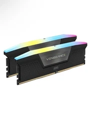 CORSAIR VENGEANCE RGB 32GB (2 x 16GB) PC5-48000 (DDR5-6000) DIMM Memory - Black 