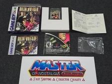GBC Gameboy Color DEJA VU I & II Complete CIB Box Game Rare 1 2 Poster Reg Card