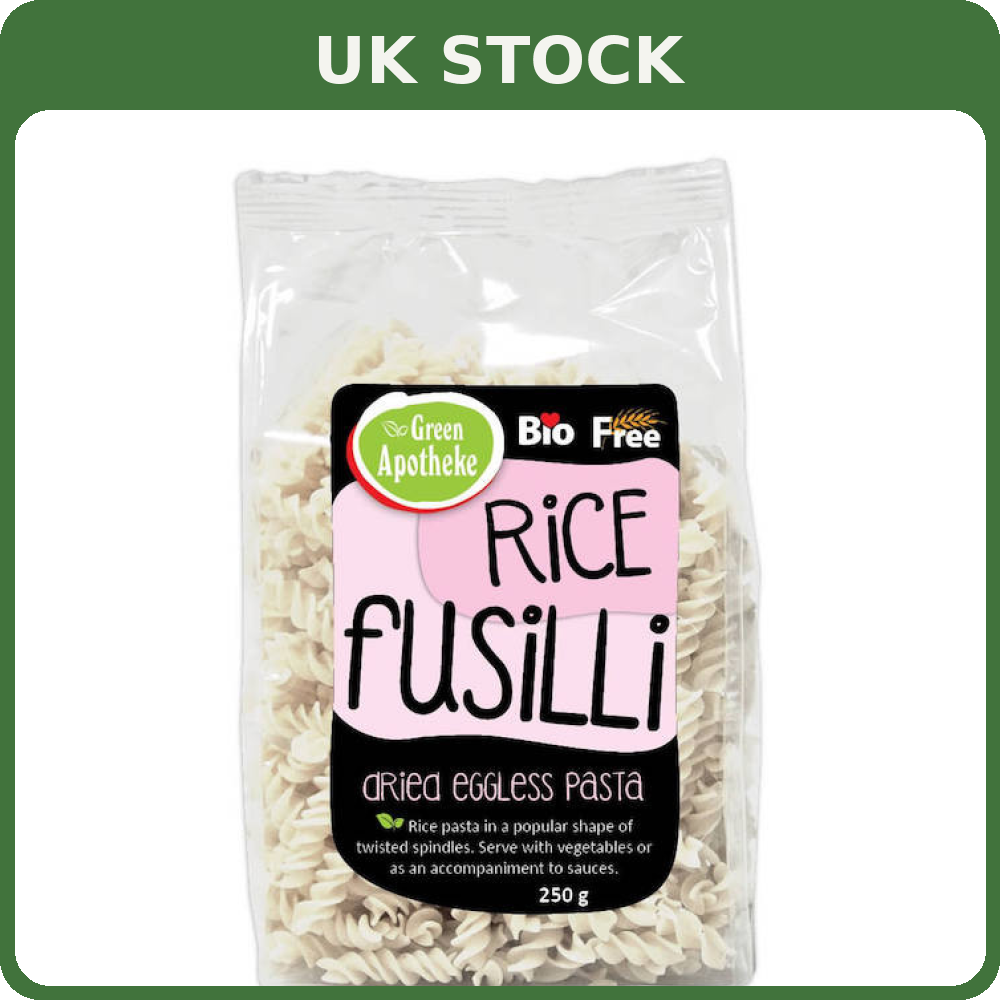 Organic Gluten-Free Rice Pasta Fusilli 250g Apotheke
