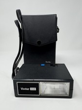 Vivitar 110 Electronic Shoe-Mount Flash, untested, with case