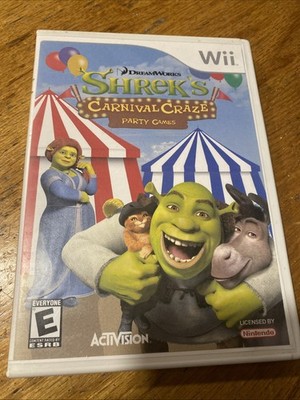 Shrek's Carnival Craze Party Games (Nintendo Wii, 2008) Case Only