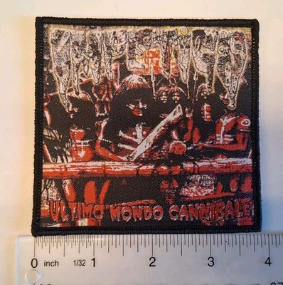 Impetigo Ultimo Mondo Cannibale Black Border Woven Patch