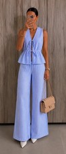 Sommerliche Outfit Damen Frauen Gr S Bis L