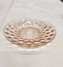 VTG Single ~Pink Depression Glass 6" Salad Plate