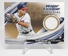 Vaughn Grissom /50 Rookie Gold Major League Materials 2023 Player Worn