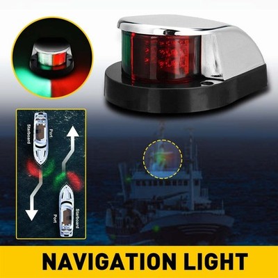 Boat Navigation Lights Red Green and LED Marine Navigation Light Boat Bow Light