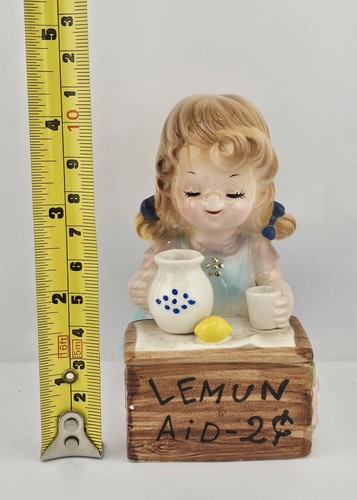 Josef Originals Happiness Is Series Lemun Aid Lemonade Stand Girl Figurine Lemon - Picture 14 of 14