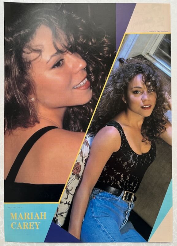 Mariah Carey 1992 CLIPPING JAPAN MAGAZINE IR 9S 3PAGE | eBay