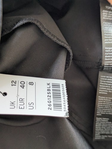 TOPSHOP BLACK EVENING DRESS (Size UK 12)- Petite - NEW WITH TAGS - Picture 3 of 8