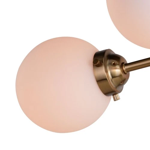 Vaxcel Lighting C0268 Orbit 4 Light 20"W Semi-Flush Ceiling - Brass - Picture 3 of 12