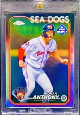 Roman Anthony RARE ROOKIE REFRACTOR TOPPS CHROME INVESTMENT CARD ROY MINT