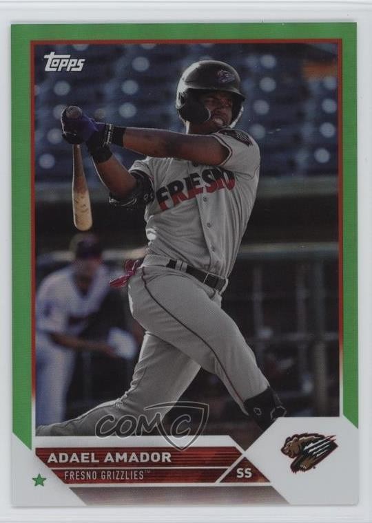 2023 Topps Pro Debut Green Foil 44/99 Adael Amador #PD-35