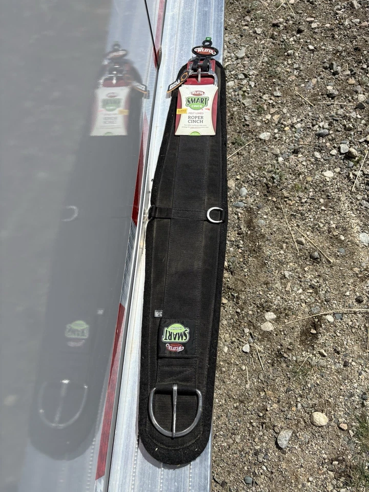 36” Black Weaver Felt Lined Smart Cinch - New - Image 2 of 2