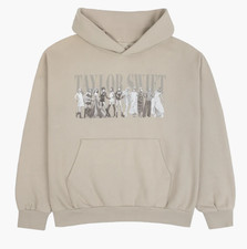 TAYLOR SWIFT TTPD ERAS BEIGE HOODIE