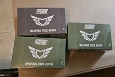 VALAVERSE ACTION FORCE WEAPONS PACK ALPHA   BRAVO Pack Of 3