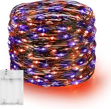Halloween Fairy String Lights 20FT 60 LED Copper Wire Battery Operated For Home.