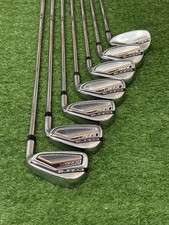 Cobra King F7 Tecflo Irons / 5-PW+GW / Regular Flex / Cobra Steel Shafts / VGC!!