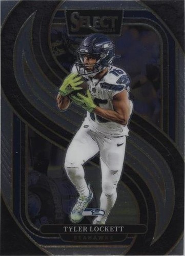 Tyler Lockett 2024 Panini Select #199 Zebra Shock Prizm Seahawks