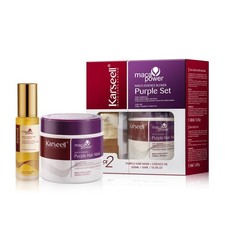 Karseell Purple Hair Mask and Argan Oil Set for Blonde, Silver and Gray Hair,
