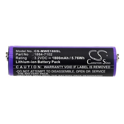 Battery for Moser Wahl Ermila 1884, 1884 Li+Pro, Wahl Ermila 1885, 1884-7102,