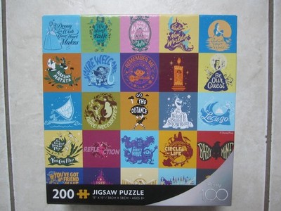 Ceaco Disney 100 Song Titles 200 Piece Jigsaw Puzzle Brand new in